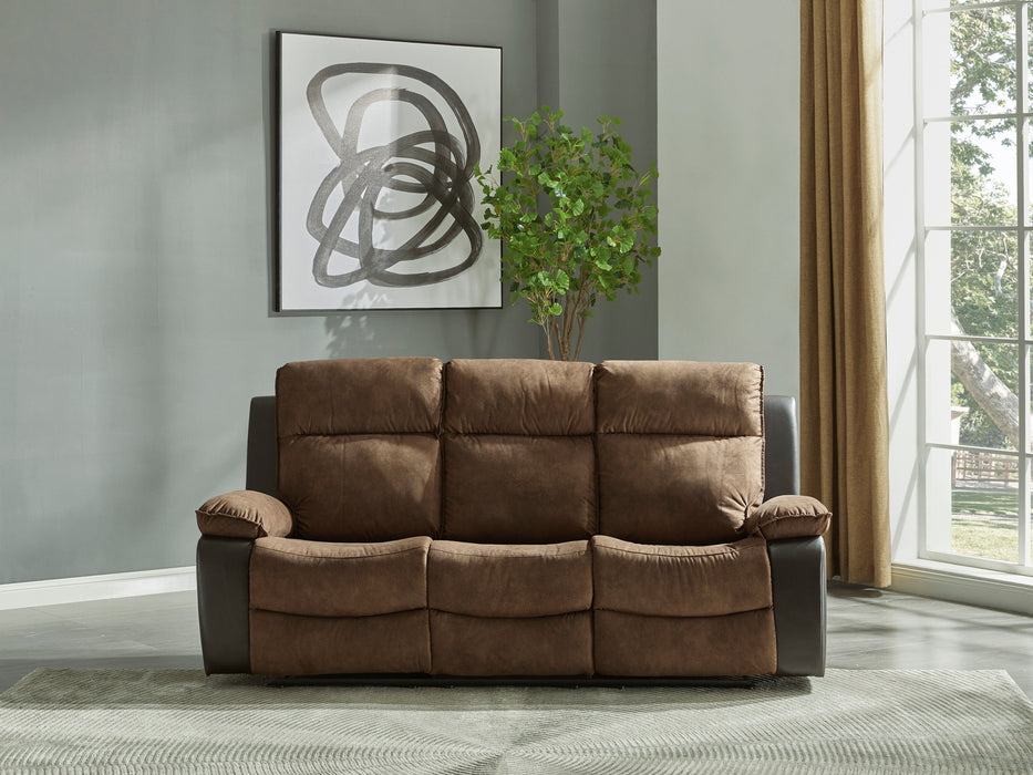 Woodsway Reclining Brown Sofa