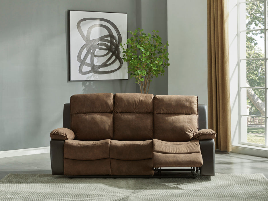 Woodsway Reclining Brown Sofa