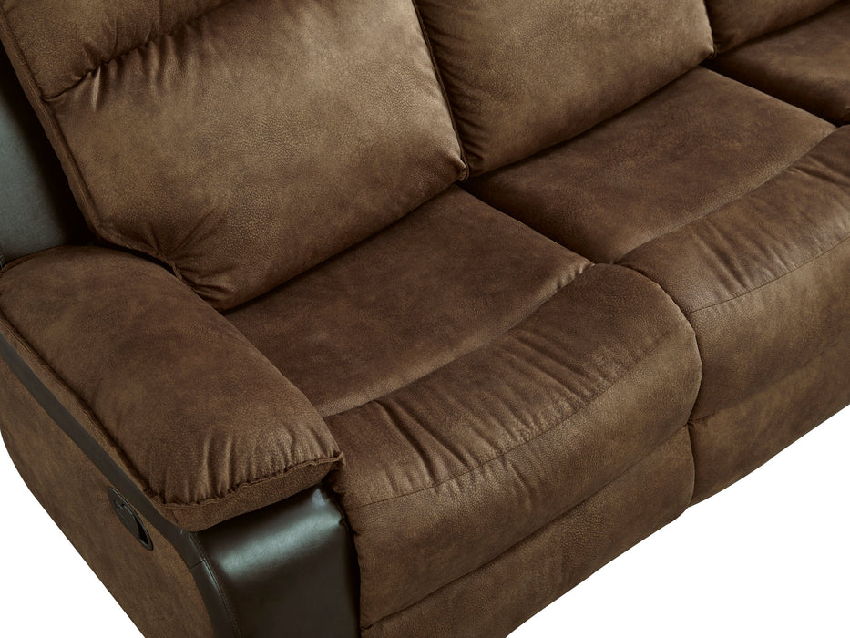 Woodsway Reclining Brown Loveseat