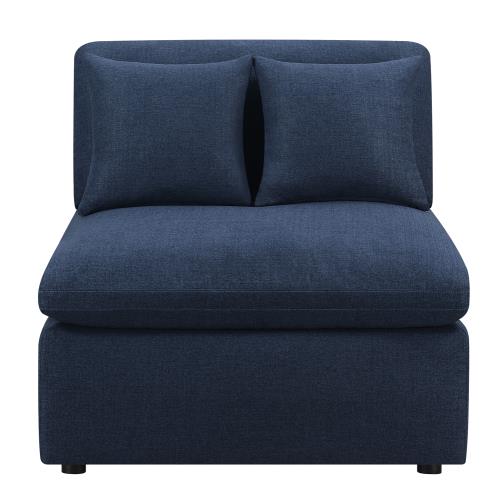 Destino 3-piece Modular Power Sectional Midnight Blue