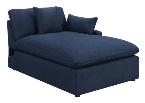 Destino 3-piece Modular Power Sectional Midnight Blue