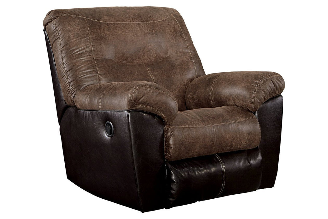 Follett Coffee Recliner - Lara Furniture