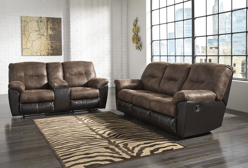 Follett Coffee Reclining Living Room Set - Lara Furniture