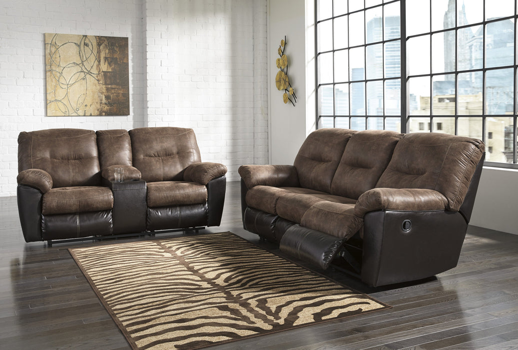 Follett Coffee Reclining Living Room Set - Lara Furniture