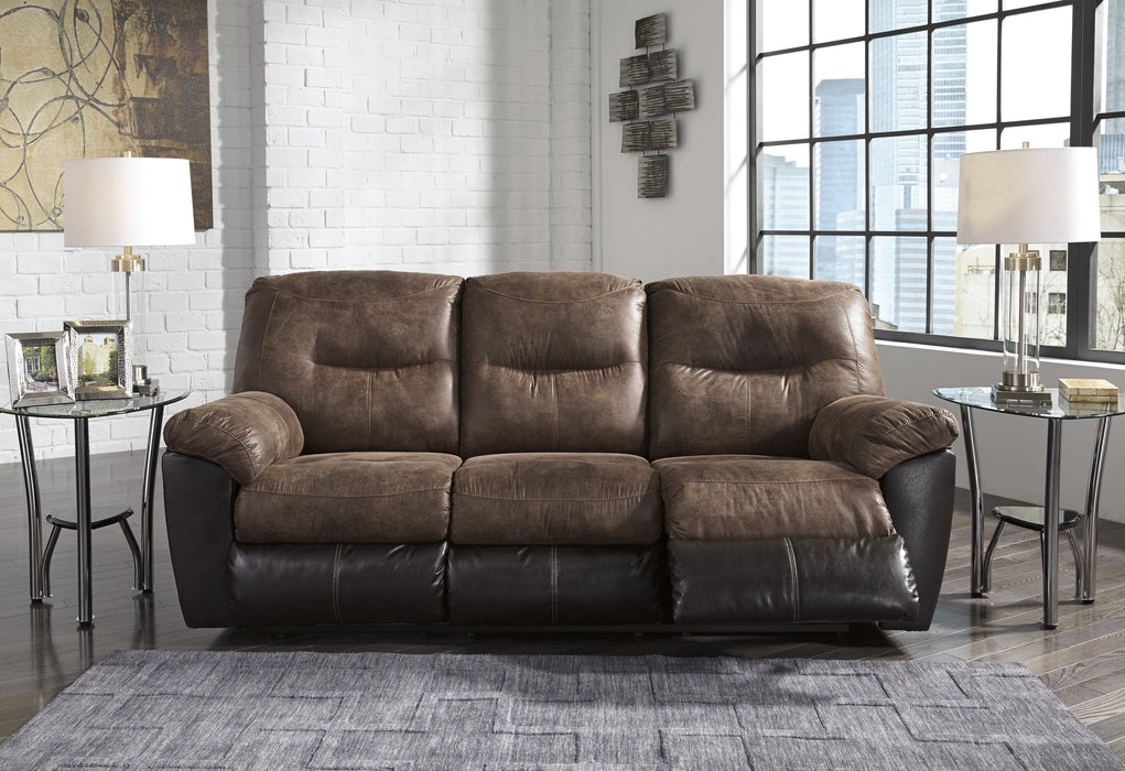 Follett Coffee Reclining Living Room Set - Lara Furniture