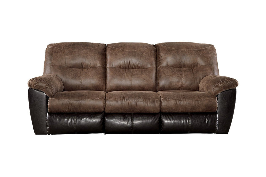 Follett Coffee Reclining Sofa - Lara Furniture