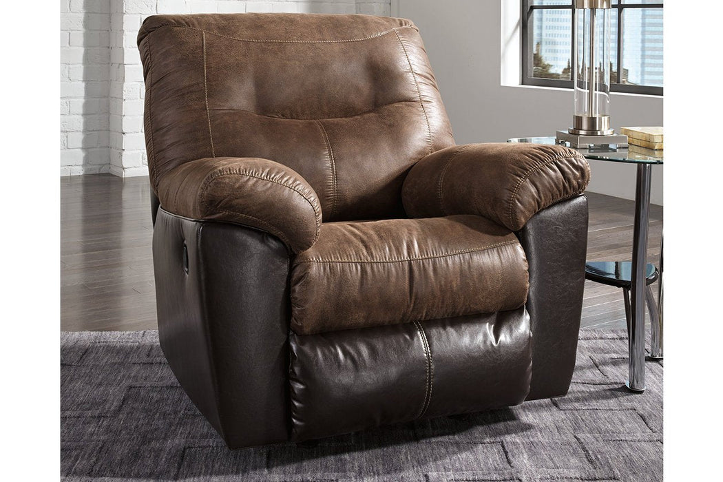 Follett Coffee Recliner - Lara Furniture