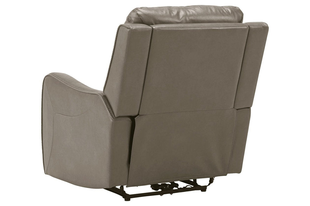 Galahad Sandstone Power Recliner - Lara Furniture