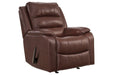 Wylesburg Mahogany Recliner - Lara Furniture