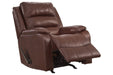 Wylesburg Mahogany Recliner - Lara Furniture