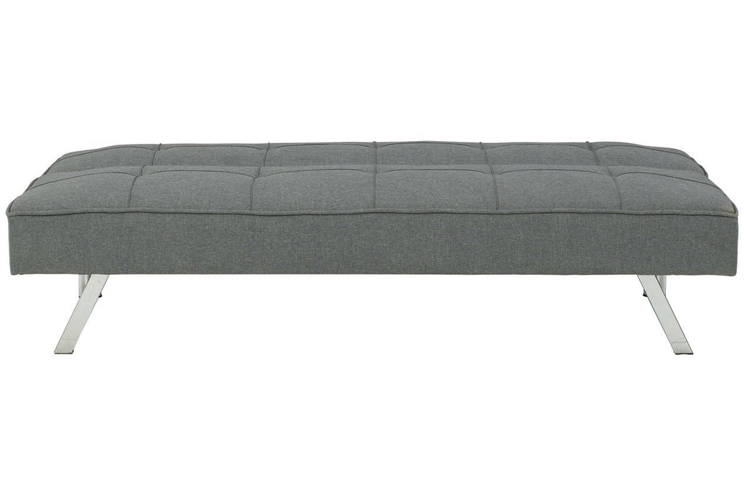 Santini Gray Flip Flop Armless Sofa - Lara Furniture