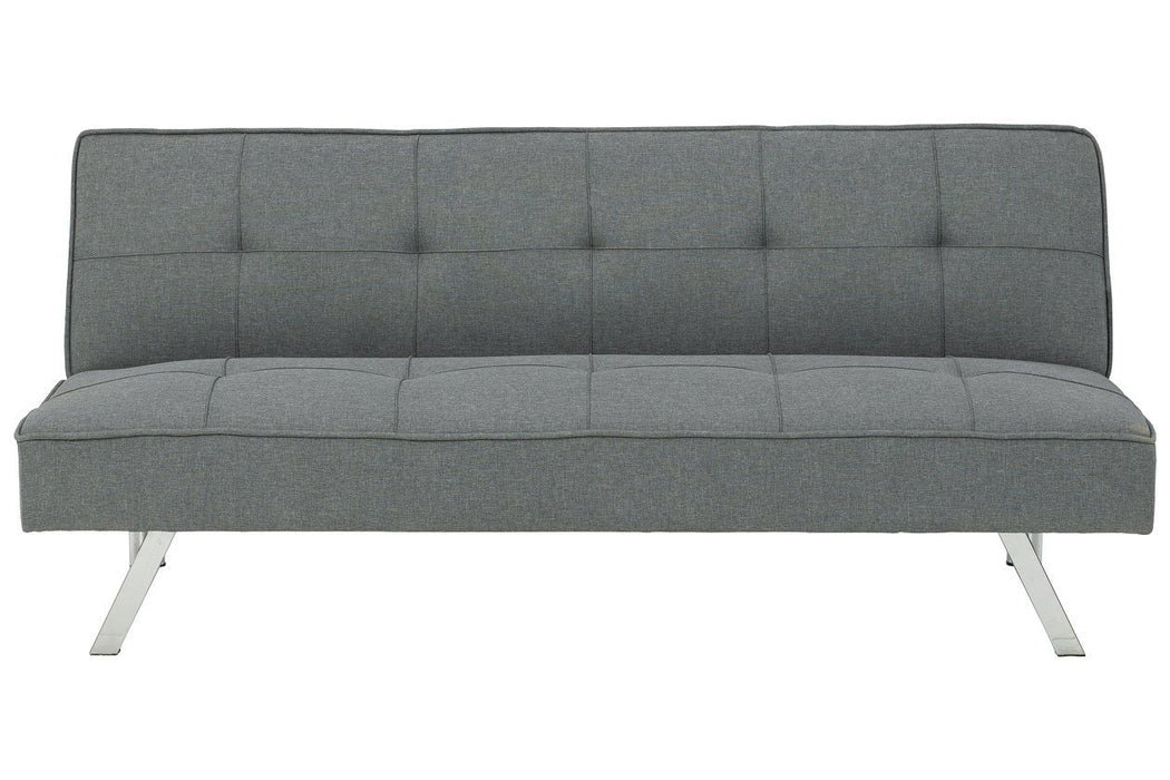 Santini Gray Flip Flop Armless Sofa - Lara Furniture