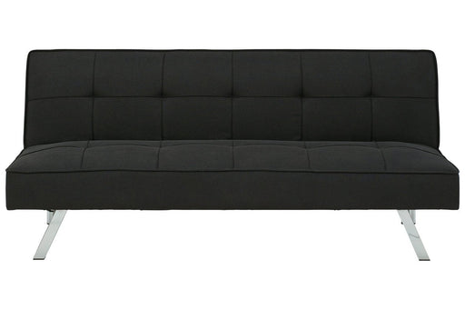 Santini Black Flip Flop Armless Sofa - Lara Furniture