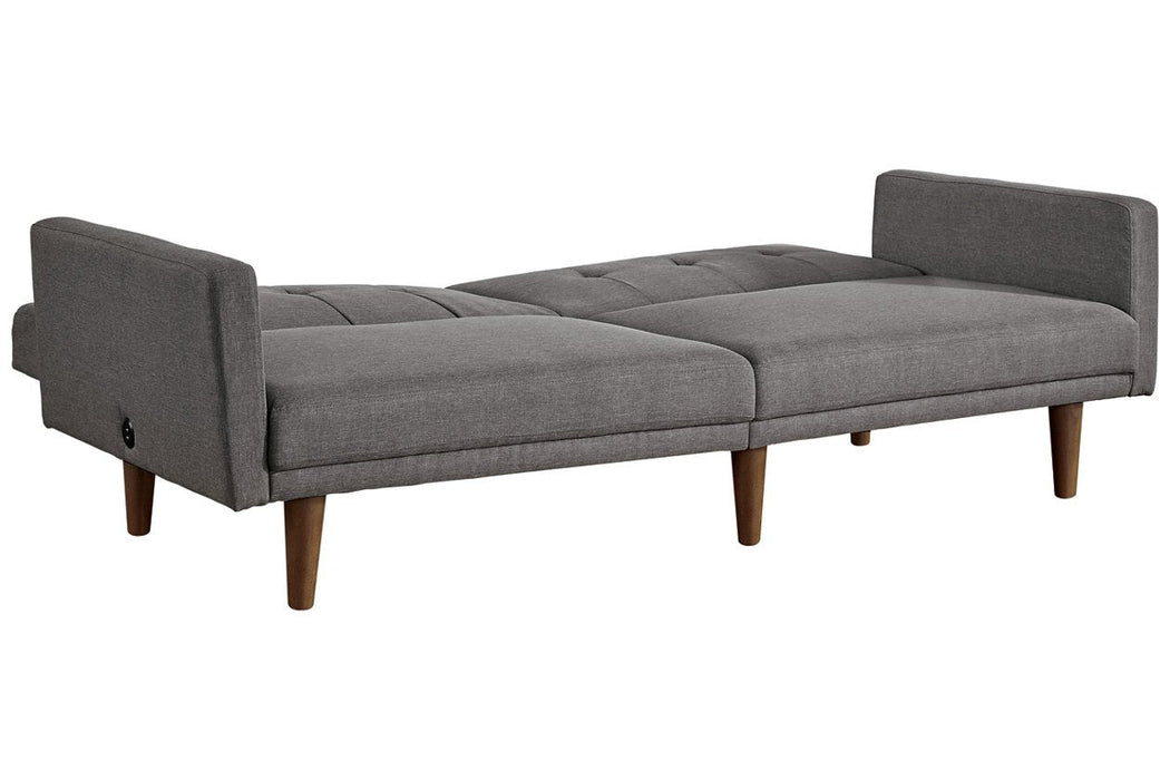 Gaddis Gray Flip Flop Sofa - Lara Furniture