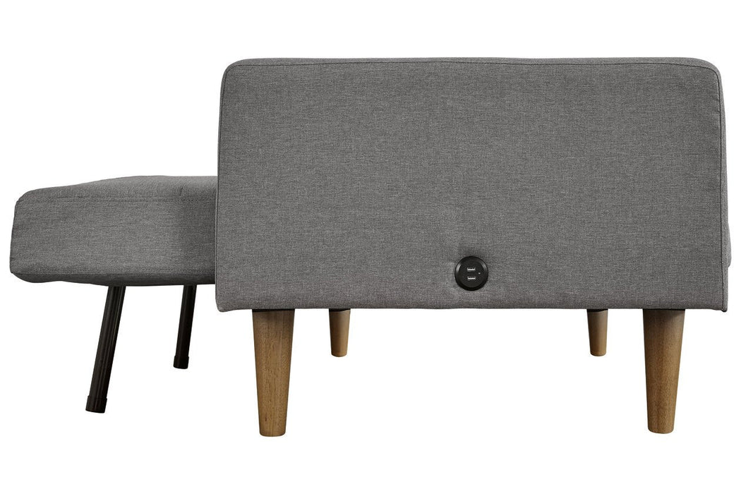 Gaddis Gray Flip Flop Sofa - Lara Furniture