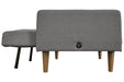 Gaddis Gray Flip Flop Sofa - Lara Furniture