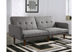 Gaddis Gray Flip Flop Sofa - Lara Furniture