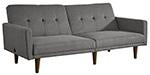 Gaddis Gray Flip Flop Sofa - Lara Furniture
