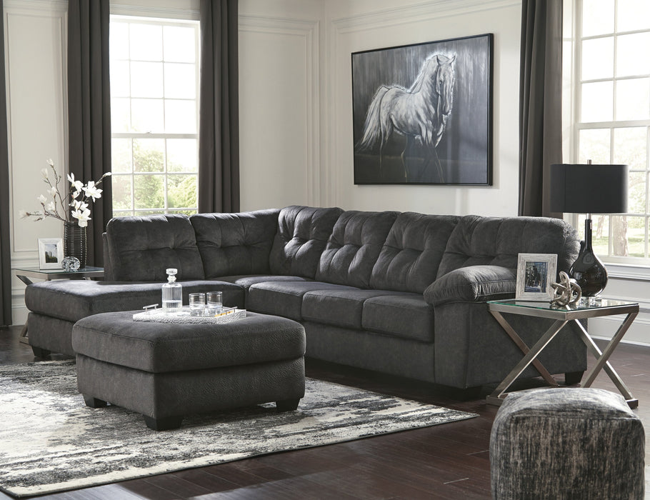 Accrington Granite LAF Sectional - Lara Furniture