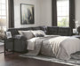 Accrington Granite RAF Queen Sleeper Sectional - Lara Furniture