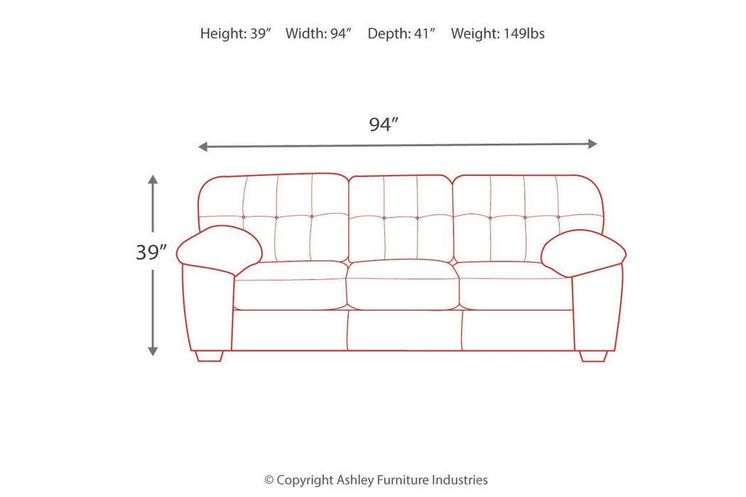 Accrington Granite Sofa - Lara Furniture