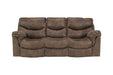 Alzena Gunsmoke Reclining Sofa - Lara Furniture