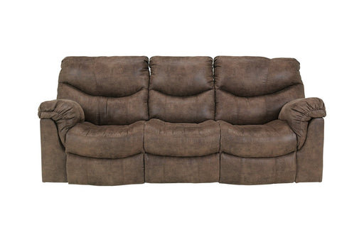 Alzena Gunsmoke Reclining Sofa - Lara Furniture