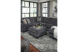 Tracling Slate Oversized Ottoman - Lara Furniture