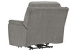 Mouttrie Smoke Power Recliner - Lara Furniture