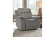 Mouttrie Smoke Power Recliner - Lara Furniture