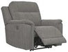 Mouttrie Smoke Power Recliner - Lara Furniture