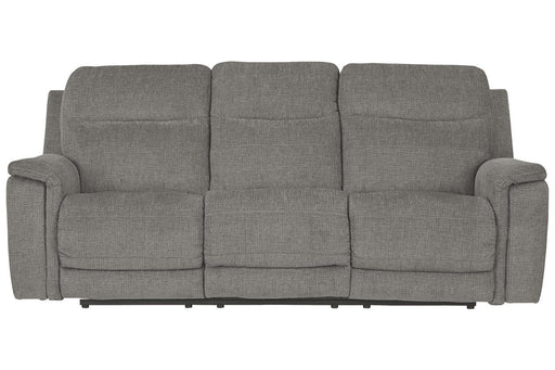 Mouttrie Smoke Power Reclining Sofa - Lara Furniture