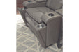 Boerna Gray Power Recliner - Lara Furniture