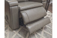 Boerna Gray Power Recliner - Lara Furniture