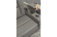 Boerna Gray Power Recliner - Lara Furniture