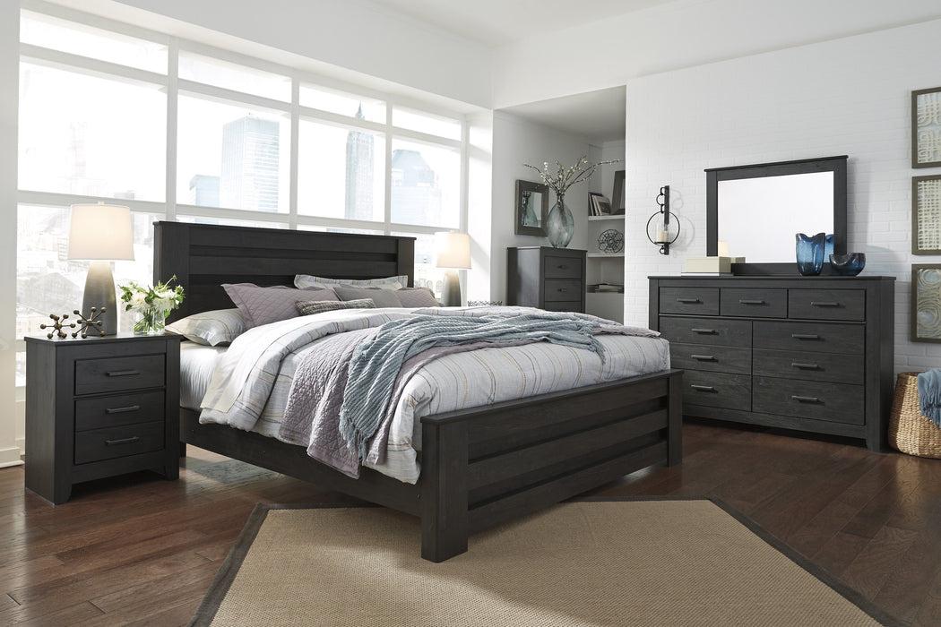 Brinxton Black Panel Bedroom Set