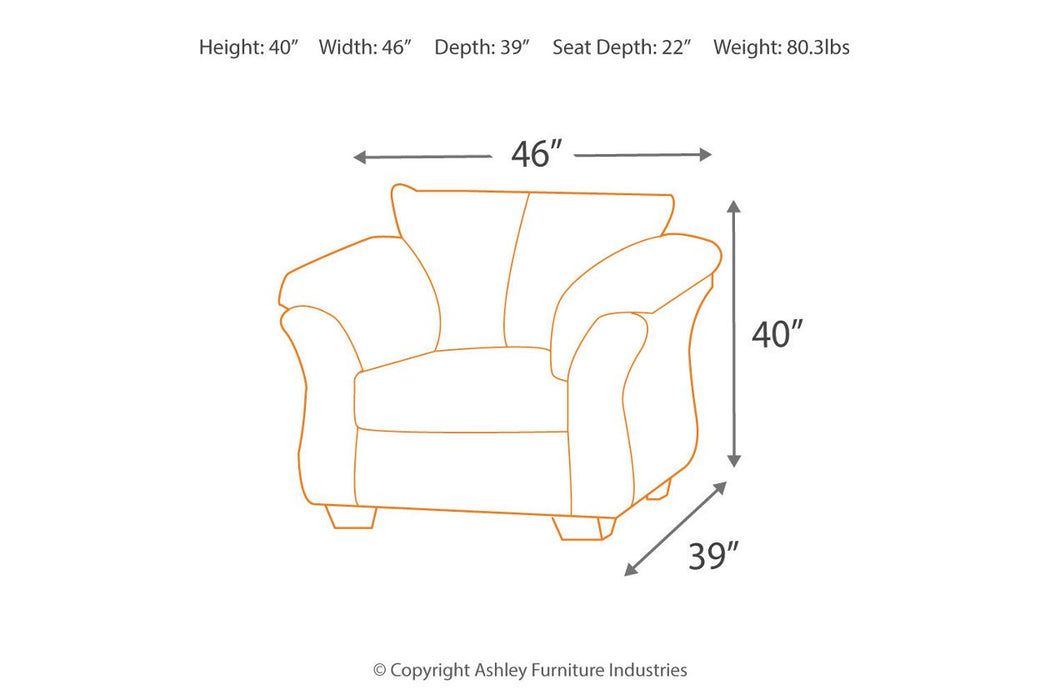 Darcy Cobblestone Chair - Lara Furniture