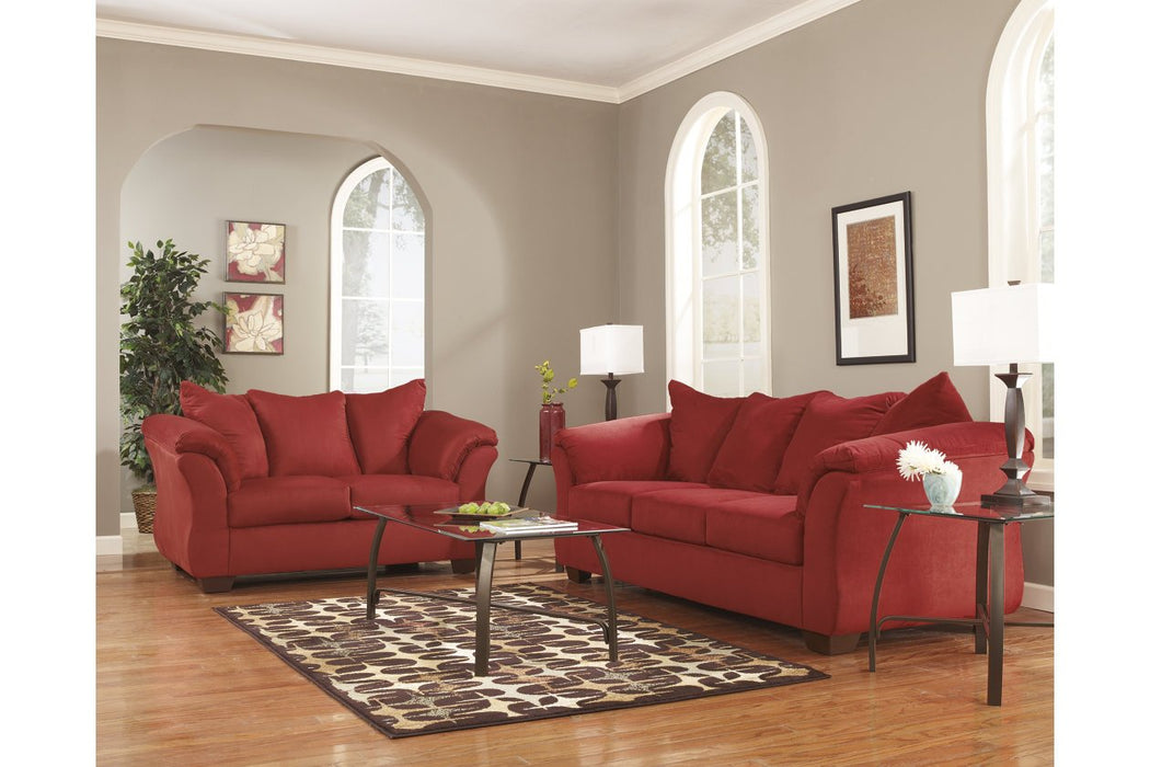 Darcy Salsa Loveseat - Lara Furniture