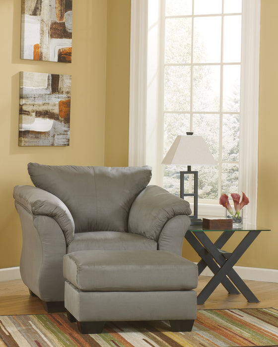 Darcy Cobblestone Living Room Set - Lara Furniture