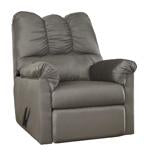 Darcy Cobblestone Recliner - Lara Furniture