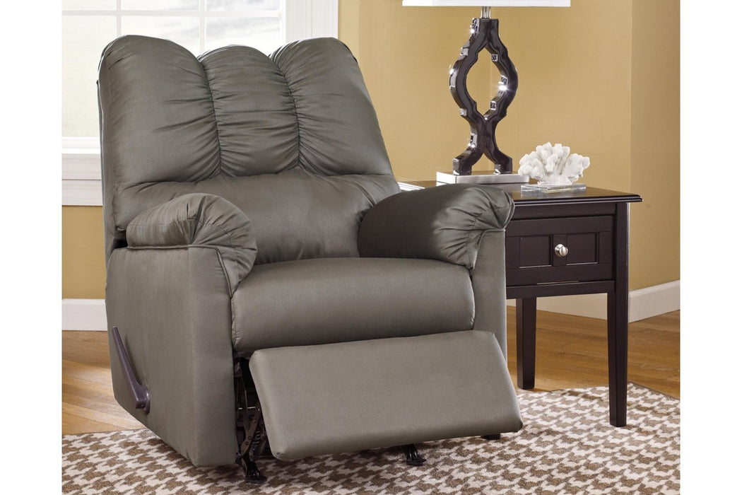 Darcy Cobblestone Recliner - Lara Furniture