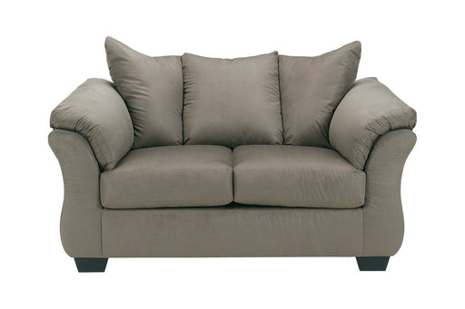 Darcy Cobblestone Loveseat - Lara Furniture