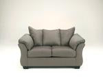 Darcy Cobblestone Loveseat - Lara Furniture