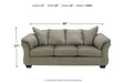 Darcy Cobblestone Sofa - Lara Furniture