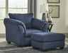 Darcy Blue Living Room Set - Lara Furniture