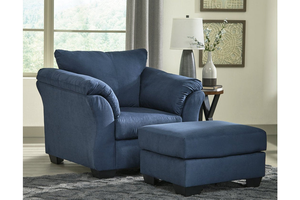 Darcy Blue Chair - Lara Furniture