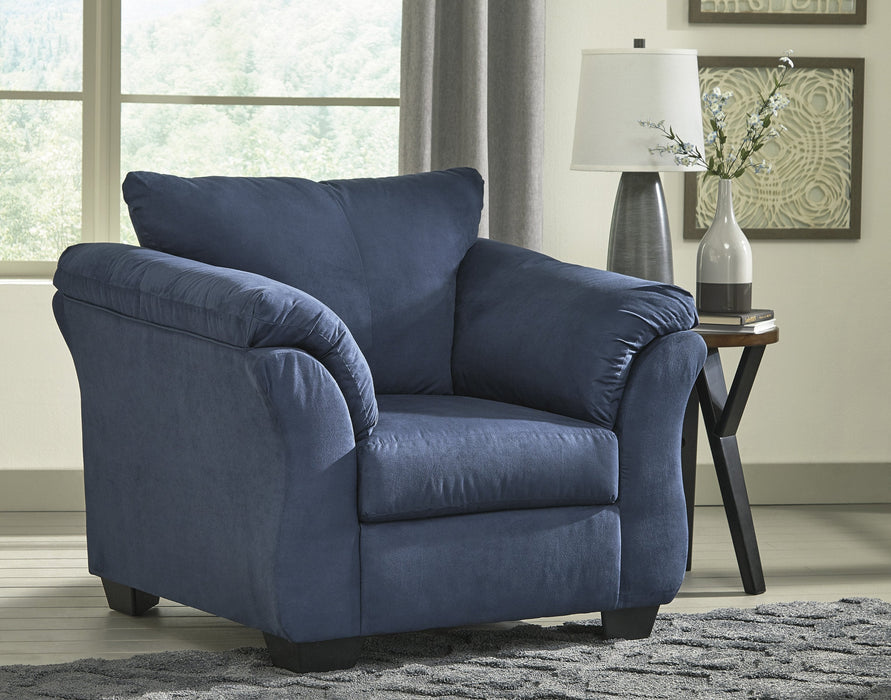 Darcy Blue Living Room Set - Lara Furniture