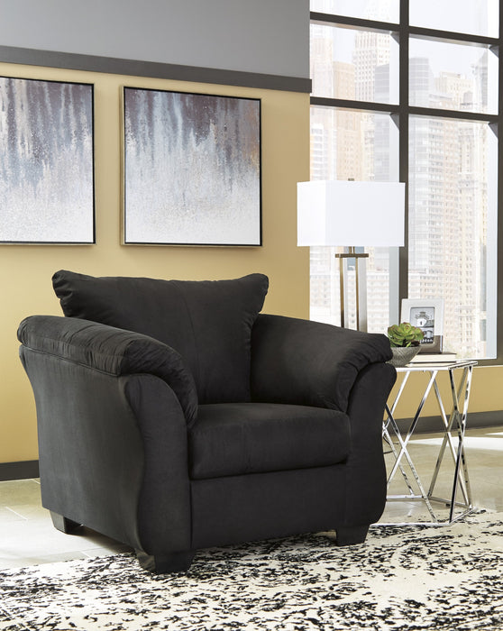 Darcy Black Living Room Set - Lara Furniture