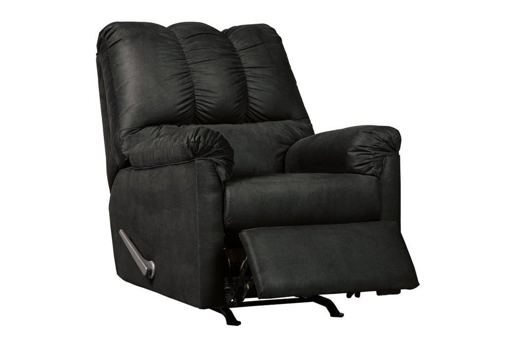 Darcy Black Recliner - Lara Furniture