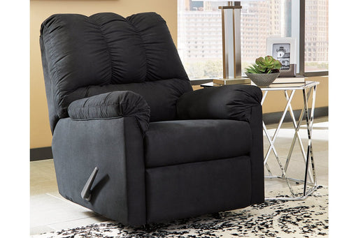 Darcy Black Recliner - Lara Furniture